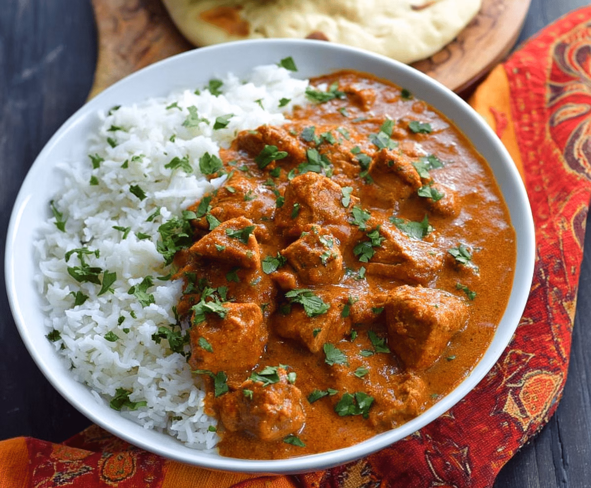 Easy Slow Cooker Indian Butter Chicken Recipe