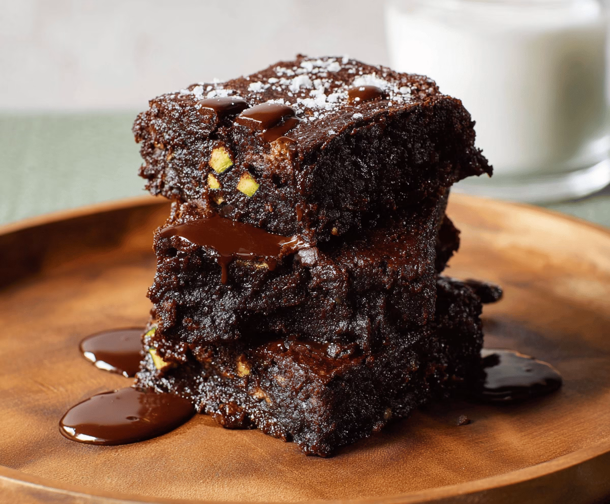 Fudgy Zucchini Brownies Made Healthy